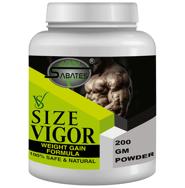 Sabates Size Vigour Weight Gain Formula Powder - 200 gm