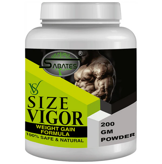 Sabates Size Vigour Weight Gain Formula Powder - 200 gm