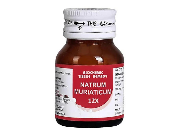 Bakson's Homeopathy Natrum Muriaticum Biochemic Tablets -3X