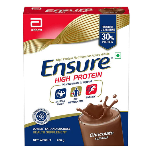 Ensure High Protein Drink for Physically Active Adults - Chocolate - 400 gm