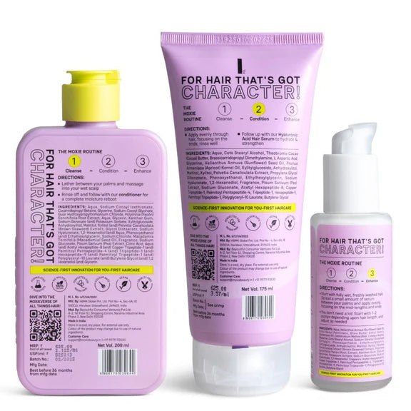 Moxie Beauty The Hydrorepair Wash Trio - combo