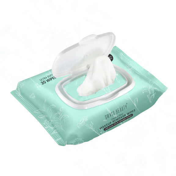 Swiss Beauty Clean And Glow Makeup Remover Wipes - 30 wipes