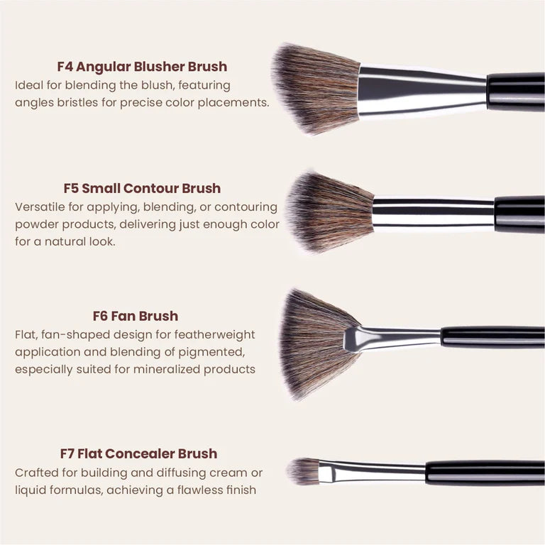 Matt Look Brush Chemistry Master Pro Artistry - Set of 12 - 12 Pcs