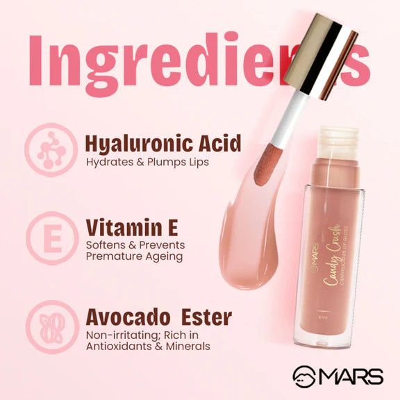 MARS Cosmetics Candylicious Colored Lip Gloss - Tutti Frooti - 4 ml