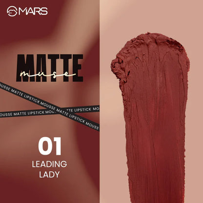 MARS Cosmetics Mousse Matte Lipstick - Leading Lady - 3 ml