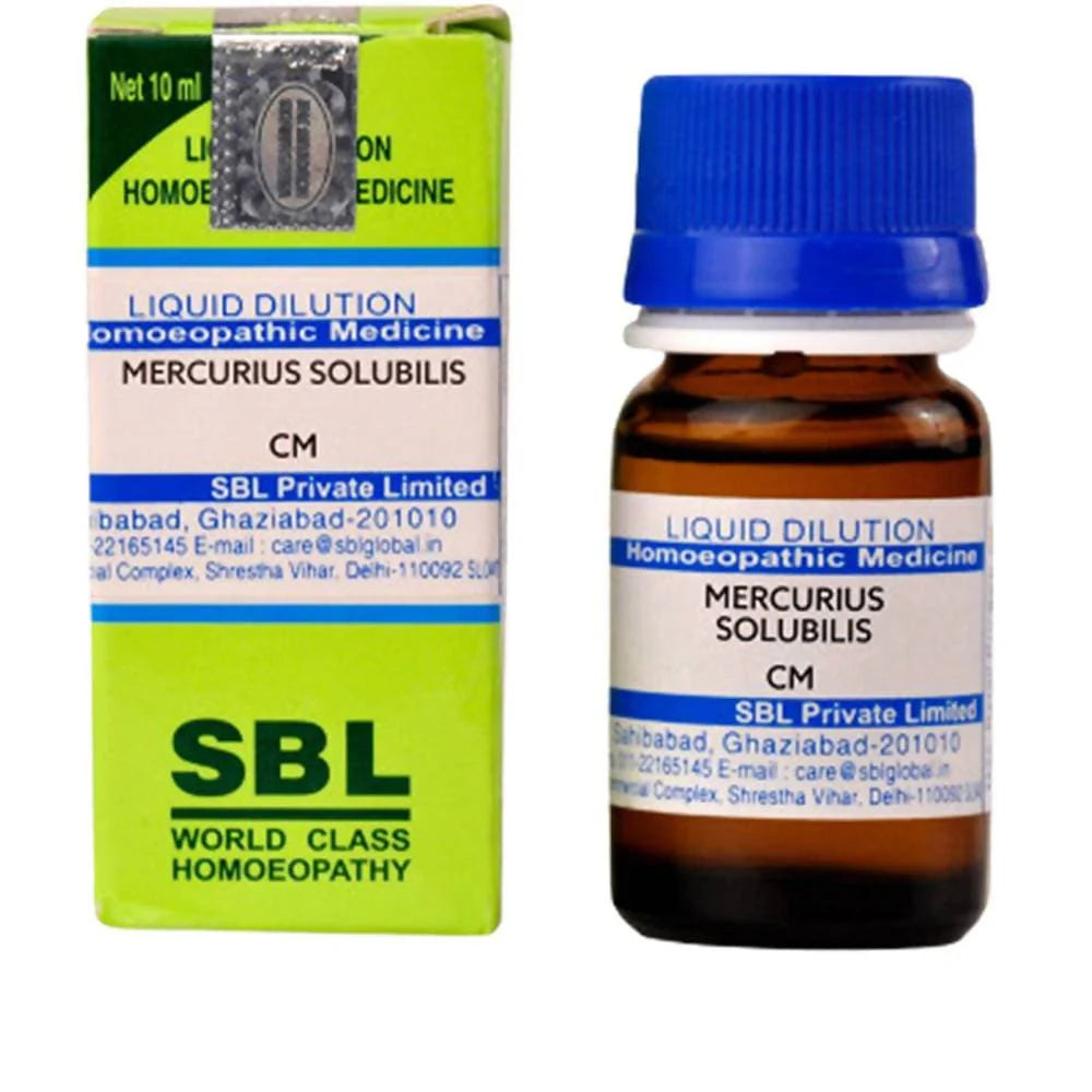 SBL Homeopathy Mercurius Solubilis Dilution -6 CH