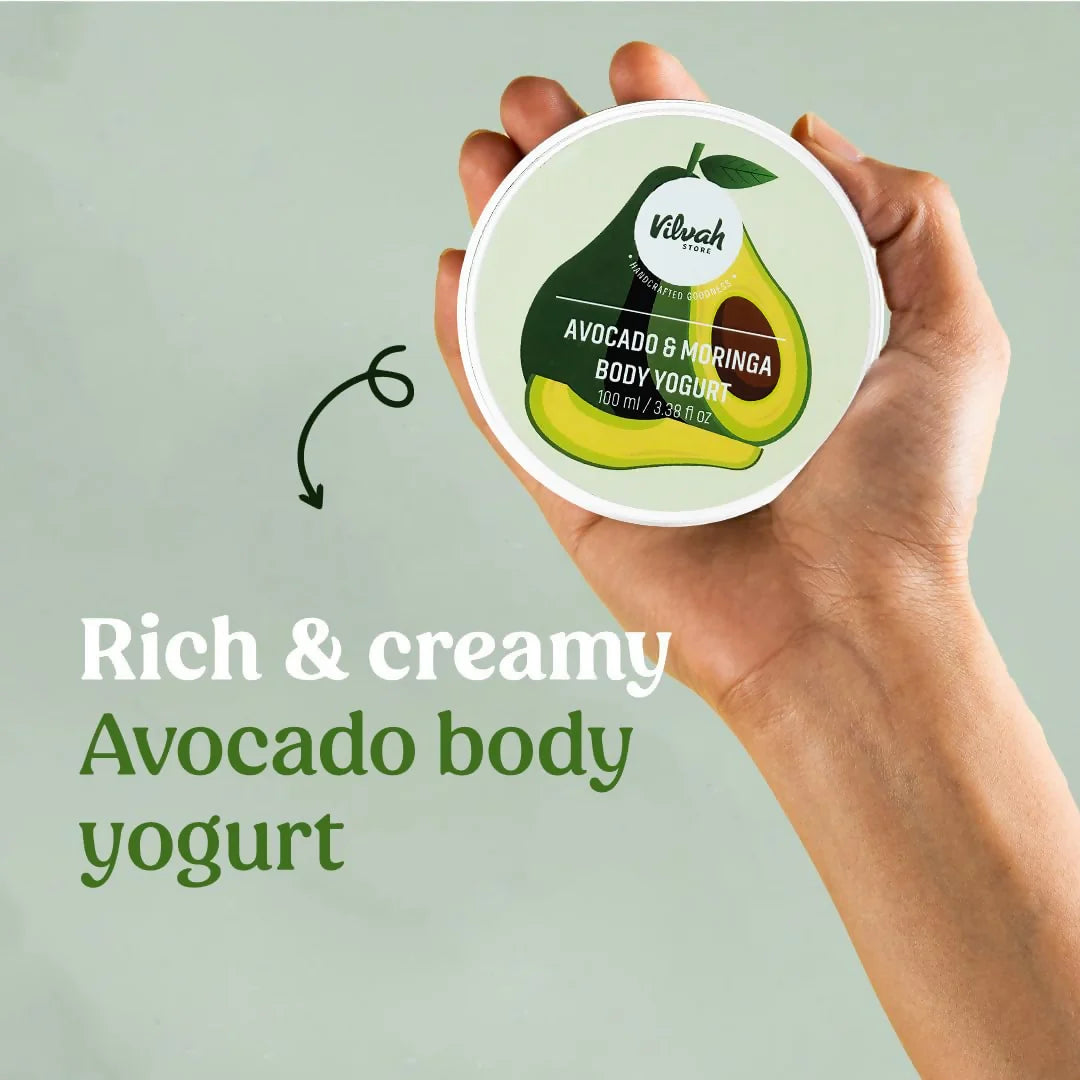 Vilvah Store Avocado And Moringa Body Yogurt Cream