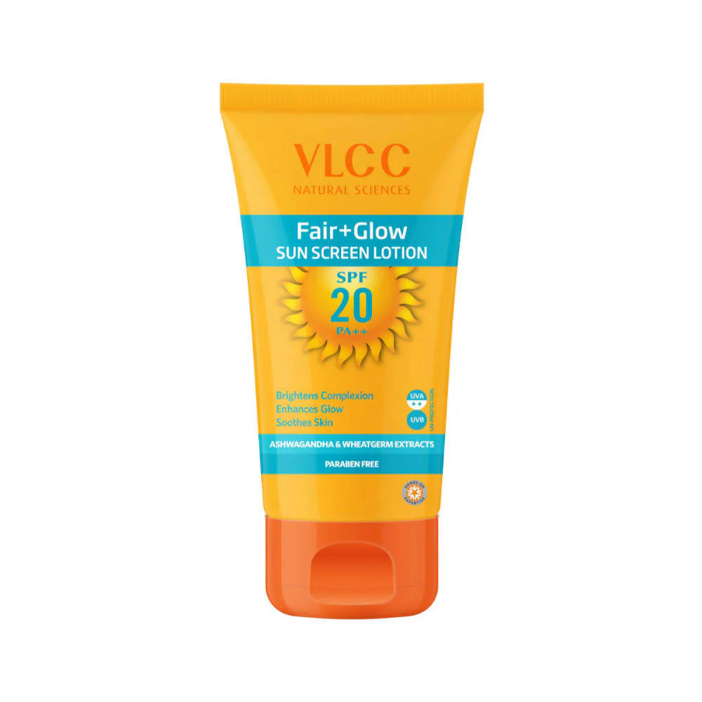 VLCC Fair+Glow Sun Screen Lotion SPF 20 PA++