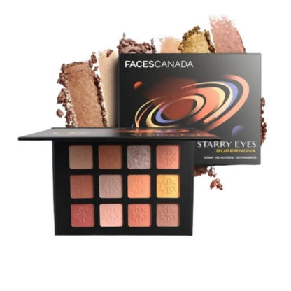 Faces Canada Starry Eyes Eye Shadow Palette - Supernova - 16 gm