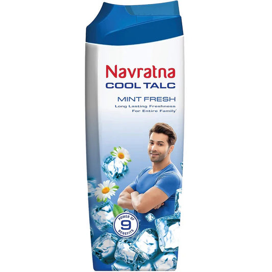Navratna Cool Mint Fresh Talc - 400 gm