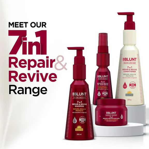 BBlunt 7 in 1 HAir Damage Repair Trio Combo - combo