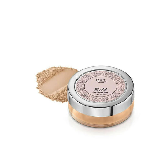 CAL Los Angeles Silk Loose Mattifying Powder For The High Definition Look - Olive - 40 gm