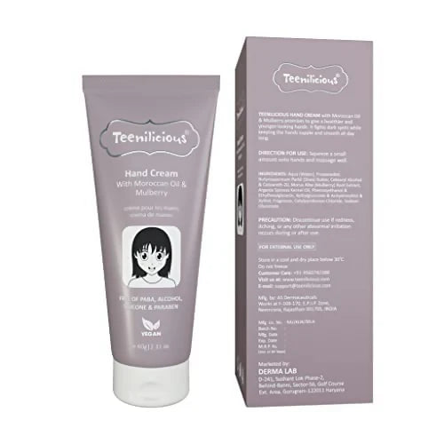Teenilicious Hand Cream With Moroccan Oil & Mulberry - 60 gm