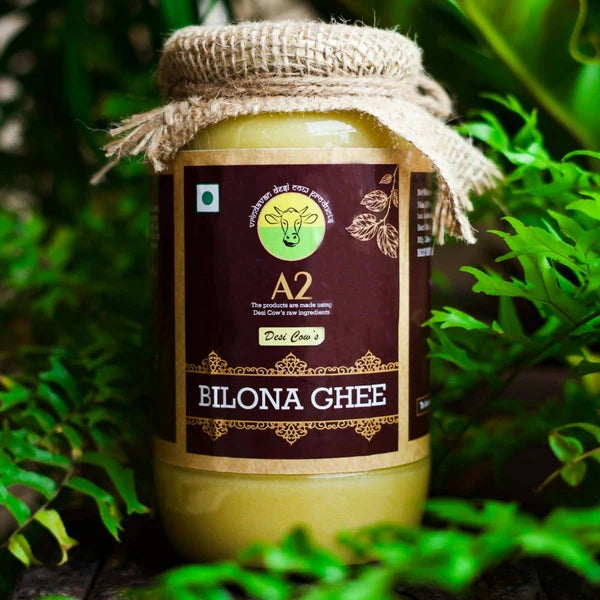 A2 Organics Desi Gir Cow A2 Bilona Ghee | Cultured Ghee | Vedic Bilona Method Ghee - 500 ml