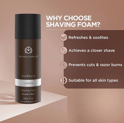 The Man Company Shaving Foam Lemon - 200 gm