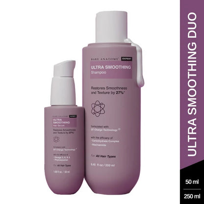 Bare Anatomy Expert Ultra Smoothing Hair Serum & Shampoo Duo - combo