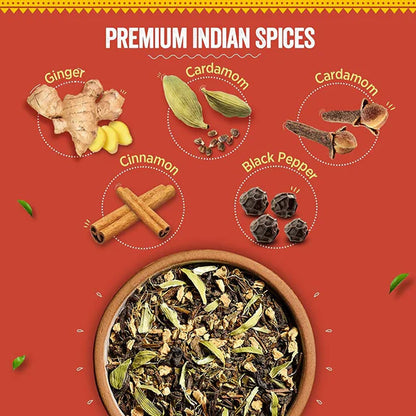Chaayos Masala Chai Tea Bags - 25 bags