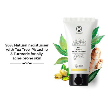 Brillare Oil Away Moisturiser For Oily, Acne Prone Skin - 50 ml
