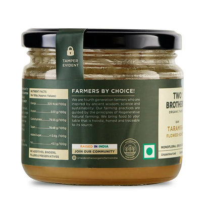 Two Brothers Organic Farms Taramira Honey, Raw Mono-Floral