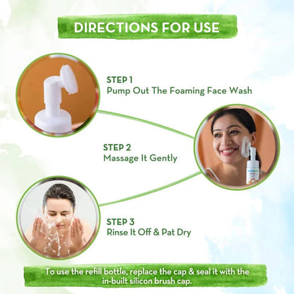 Mamaearth Vitamin C Foaming Face Wash With Brush Combo Pack