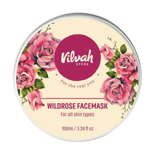 Vilvah Store Wild Rose Face Mask For Glowing Skin