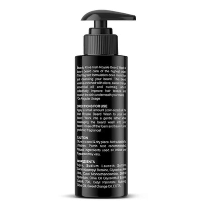Beardo Prive Irish Royale Beard Wash - 100 ml