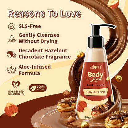 Plum BodyLovin' Hazelnut Eclair Body Wash - 240 ml
