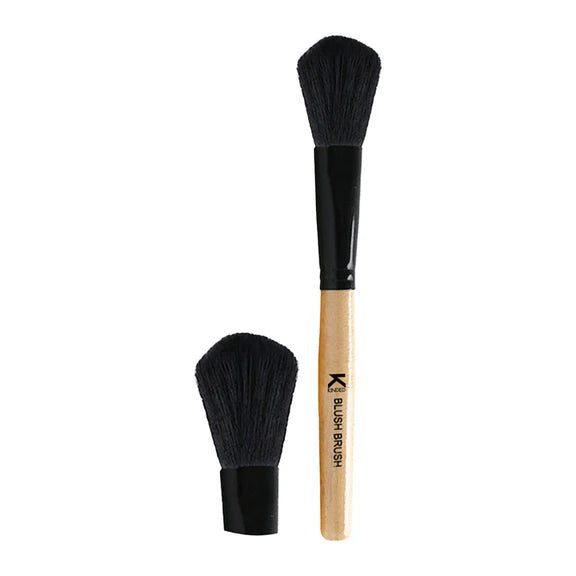 KINDED Professional Natural Wooden Handle Blush Makeup Brush - 20 gm