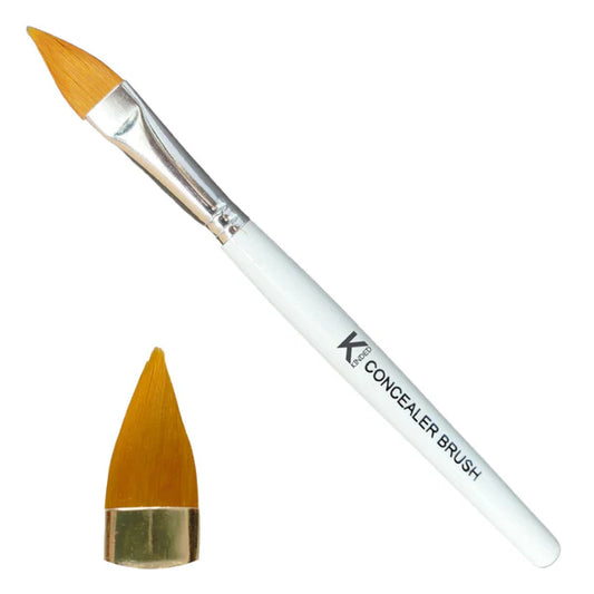 KINDED Professional Natural Wooden Handle Concealer Makeup Brush - 20 gm