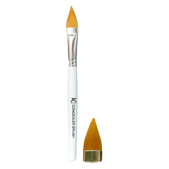 KINDED Professional Natural Wooden Handle Concealer Makeup Brush - 20 gm