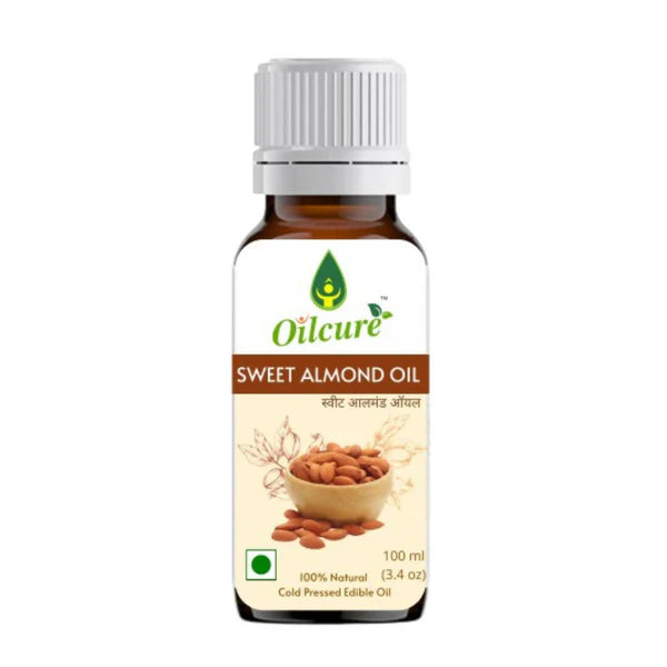 Oilcure Sweet Almond Oil Cold Pressed - 100 ml
