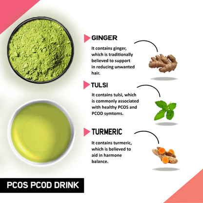 Just Vedic PCOS PCOD Support Drink Mix - 200 gm