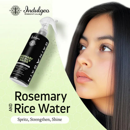 Indulgeo Essentials Rosemary And Rice Water Hair Growth Spray - 200 ml