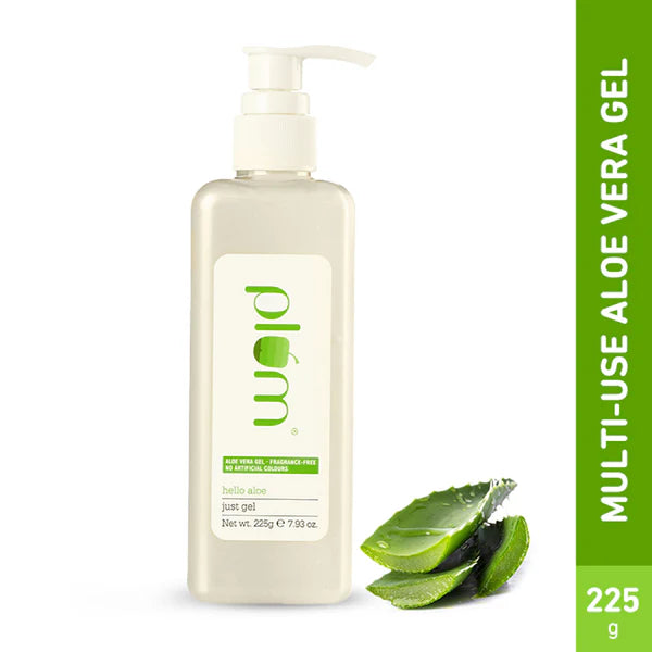 Plum Hello Aloe Just Gel Pump For All Skin & Hair Types - 225 gm