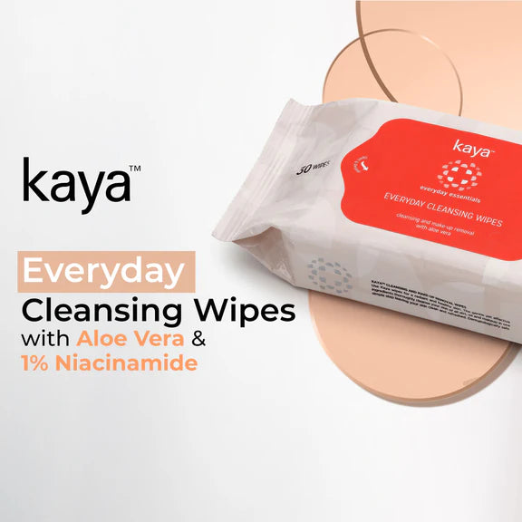 Kaya Everyday Cleansing Wipes - Everyday Essentials (30 Pieces) - 30 Pieces