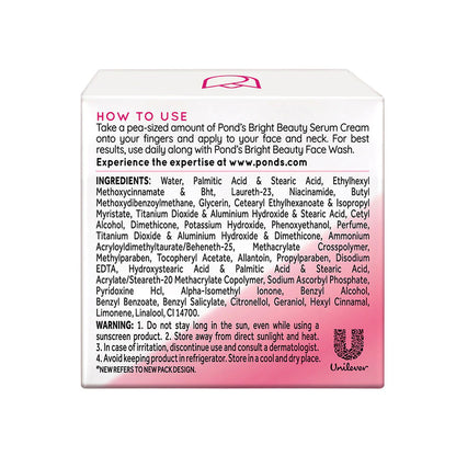 Ponds Bright Beauty Anti-Spot Fairness Cream SPF 15PA++ - 50 gm