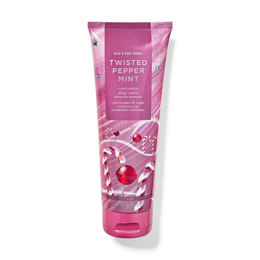 Bath & Body Works Twisted Peppermint Ultimate Hydration Body Cream - 226 gm