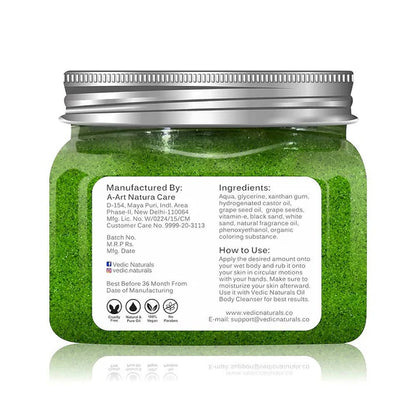 Vedic Naturals Grape Body Scrub - 450 gm