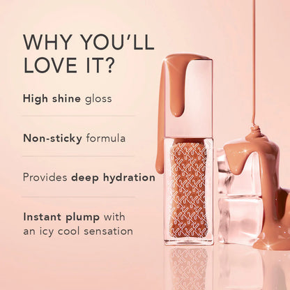 Kay Beauty FullFill Tinted Lip Plumping Gloss - Need Coffee