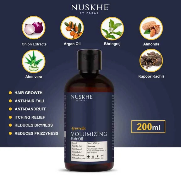 Nuskhe By Paras Ayurvedic Volumizing Hair Oil - 200 ml