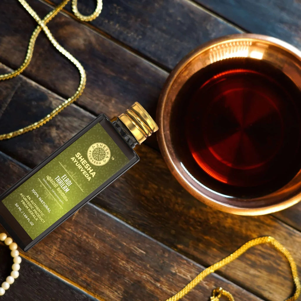 Eladi Thailam - Ayurvedic Face & Body Oil | Deep Hydration, Radiance & Dark Circle Treatment