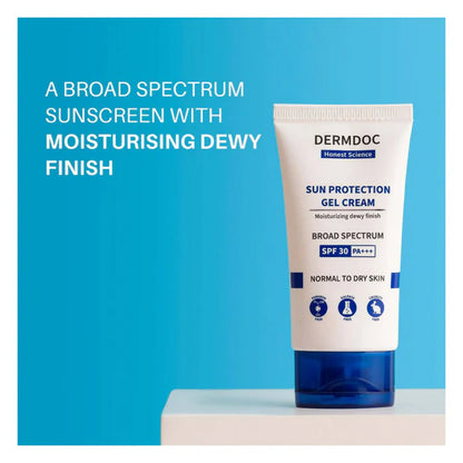 Dermdoc Sun Protection Gel Cream SPF 30 PA+++ - 50 gm