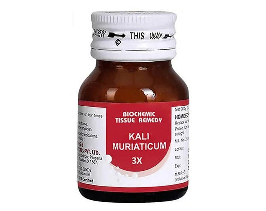 Bakson's Homeopathy Kali Muriaticum Biochemic Tablets -3X