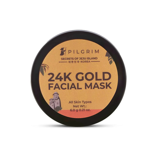 Pilgrim 24K Gold Facial Mask (Mini) For Glowing Skin And Restoring Skin Radiance