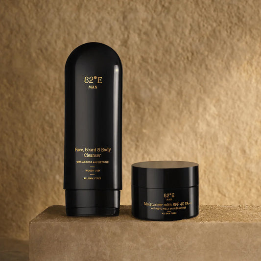 82°E Man By Deepika Padukone The Two-Step Routine Woody Oud Combo -combo