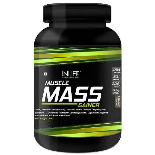 Inlife Muscle Mass Gainer Powder - 1 kg