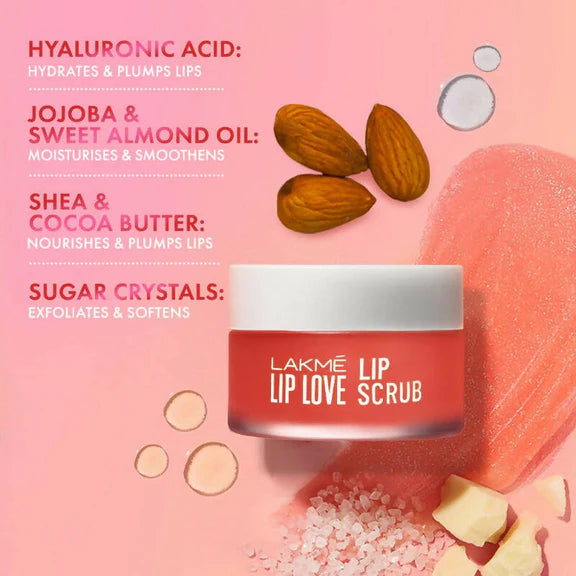 Lakme Lip Love Lip Scrub - 15 gm