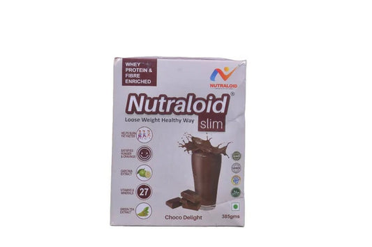 Nutraloid Slim Weight Loss Protein Powder (Choclate) - 385 gm