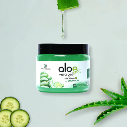 Korus Essential Aloe Vera Gel with Cucumber and Vitamin E