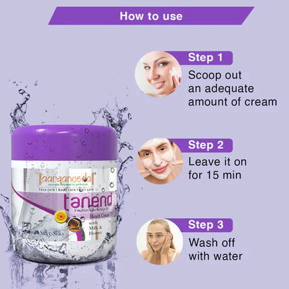 Aryanveda Tanend Bleach Cream - 450 gm